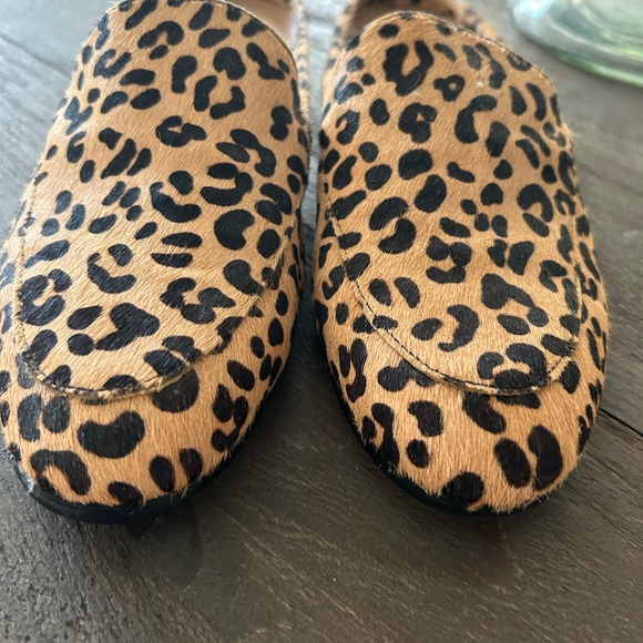 Banana Republic Calf Hair Leopard slides - Picture 3 of 6